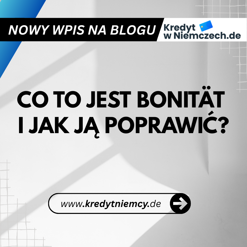 Co to jest Bonität i jak ją poprawić